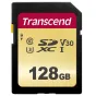 Memoria flash Transcend 128GB UHS-I U3 SD SDXC Classe 10 [TS128GSDC500S]