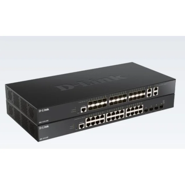 D-Link DXS-1210-28T switch di rete Gestito 10G Ethernet (100/1000/10000) 1U Nero [DXS-1210-28T]