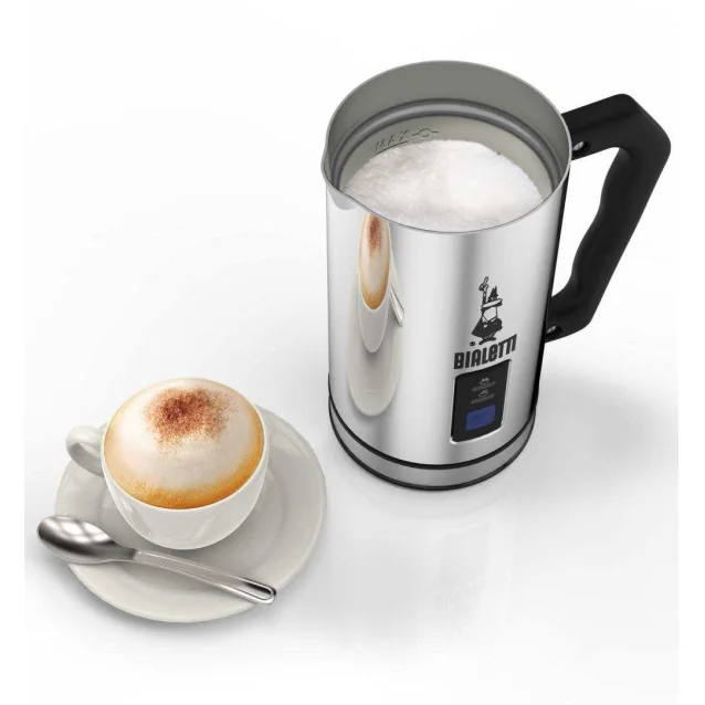 Montalatte Bialetti MK01 Schiumatore per latte automatico Acciaio inossidabile [0004430]