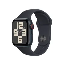 Smartwatch Apple Watch SE GPS + Cellular 40mm Midnight Aluminium Case with Sport Band - S/M [MRG73QA/A]