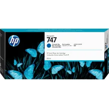 HP 747 300-ml Chromatic Blue DesignJet Ink Cartridge