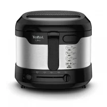 Tefal Uno FF215D Singolo Indipendente 1600 W Friggitrice Nero, Acciaio inossidabile [FF215D]