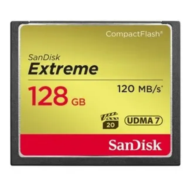 Memoria flash SanDisk CF Extreme 128GB CompactFlash [SDCFXSB-128G-G46]