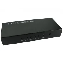 Cables Direct HD-SP204-HD2 ripartitore video HDMI 4x (4 Port v2.0 Splitter) [HD-SP204-HD2]