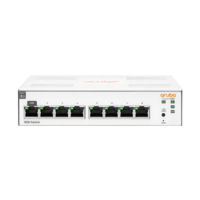 Switch di rete Aruba Instant On 1830 8G Gestito L2 Gigabit Ethernet (10/100/1000) [JL810A#ABB]