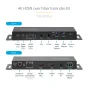 StarTech.com Kit Extender HDMI su fibra ottica LC, 4K 60Hz fino a 1km [Single Mode] o 300m [Multimode] - Estensore HDMI, HDR, HDCP, 3,5mm Audio/RS232/IR Extender, trasmettitore e ricevitore (4K Over Fiber Kit) [ST121HD20FXA2]