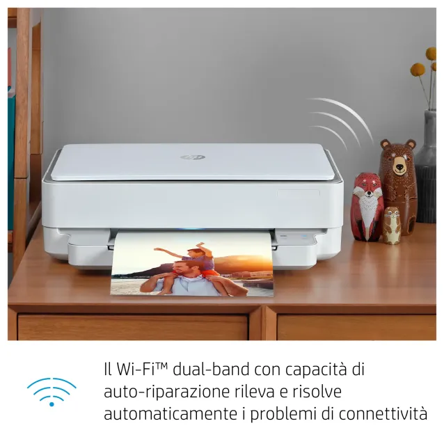 HP ENVY Stampante multifunzione 6020e, Colore, per Abitazioni e piccoli uffici, Stampa, copia, scansione, wireless; HP+; idonea a Instant Ink; stampa da smartphone o tablet [223N4B]