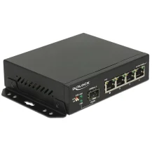 DeLOCK 87704 switch di rete Gigabit Ethernet (10/100/1000) Nero [87704]