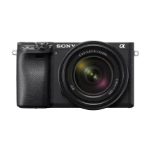 Fotocamera digitale Sony α Alpha 6400 con obiettivo 18-135mm, mirrorless APS-C Real-Time Eye AF