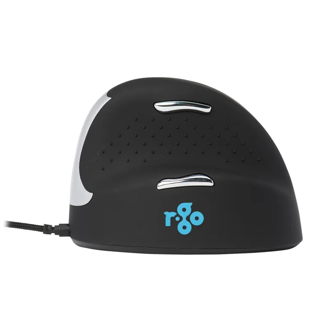 R-Go Tools HE Mouse, mouse ergonomico, Medio [165-195mm], destrorso, cablata (ERGONOMIC MOUSE MEDIUM - HAND165-185MM RIGHT-HANDED WIRED) [RGOHE]