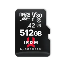 Memoria flash Goodram IRDM M2AA 512 GB MicroSDXC UHS-I Classe 10 [IR-M2AA-5120R12]