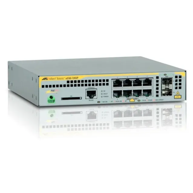Switch di rete Allied Telesis AT-x230-10GP-50 Gestito L2+ Gigabit Ethernet (10/100/1000) Supporto Power over (PoE) Grigio
