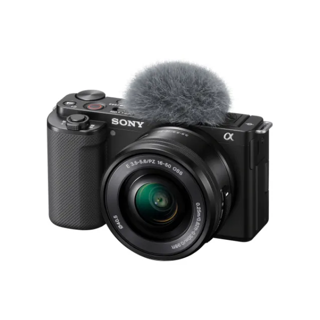 Fotocamera digitale Sony α ZV-E10 + 16-50mm Zoom MILC 24,2 MP CMOS 6000 x 4000 Pixel Nero [ILCZV-E10L/B]