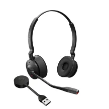 Cuffia con microfono Jabra Engage 55 Auricolare Wireless A Padiglione Ufficio Nero, Titanio [9559-410-111]