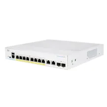 Switch di rete Cisco CBS350 Gestito L3 Gigabit Ethernet [10/100/1000] Supporto Power over [PoE] 1U Grigio (CBS350 Managed 8 port GE Full PoE 2x1G Combo) [CBS350-8FP-2G-UK]