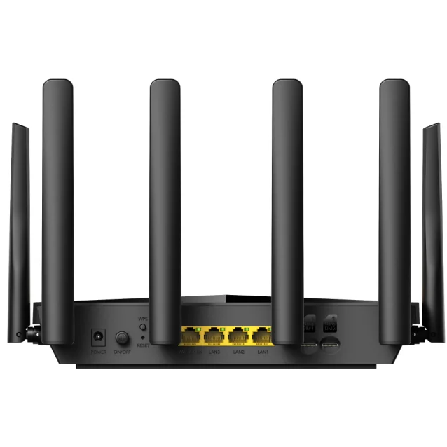 Cudy LT18 router wireless Gigabit Ethernet Dual-band (2.4 GHz/5 GHz) 4G Nero [LT18_EU]