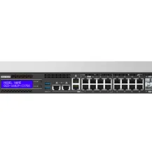 Switch di rete QNAP QGD-1602P Gestito L2 Gigabit Ethernet (10/100/1000) Supporto Power over (PoE) 1U Nero, Grigio [QGD-1602P-C3558-8G]