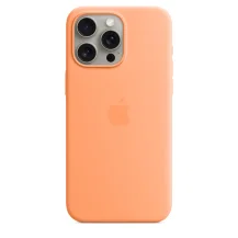 Custodia per smartphone Apple MagSafe in silicone iPhone 15 Pro Max - Aranciata (Apple Back cover for mobile phone compatibility orange sorbet Max) [MT1W3ZM/A]