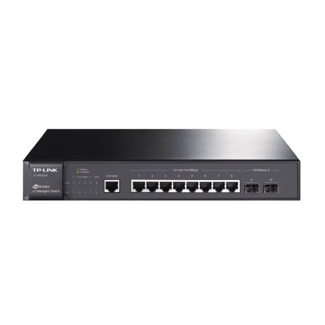 Switch di rete TP-Link TL-SG3210 Gestito L2 Gigabit Ethernet (10/100/1000) 1U Nero [TL-SG3210 V1]