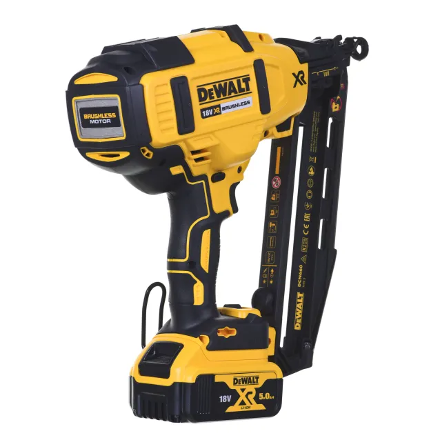 DeWALT DCN660P2-QW XR LI-ION 18V 2 Speed ??Nailer with Brushless Motor con batteria e caricabatteria [DCN660P2-QW]