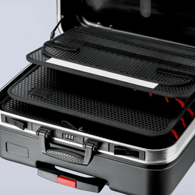 Knipex BIG Basic Move Cassetta degli attrezzi Acrilonitrile butadiene stirene (ABS), Alluminio Nero