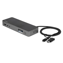 StarTech.com Docking station USB-C e USB-A - universale per portatili, doppio 4K DP HDMI, 60W PD, Mac/Windows/Chrome OS, Hub 4x USB 5Gbps, GbE [DK30C2DPPDUE]