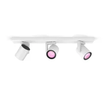 Philips by Signify Hue White and Color ambiance Argenta Faretto Smart 3 punti luce Bianco [915005762101]