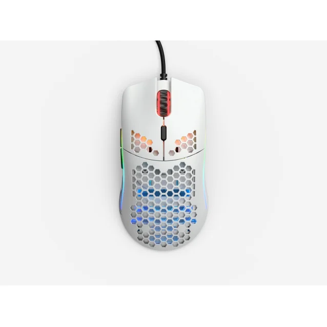 Glorious PC Gaming Race Model O mouse Mano destra USB tipo A Ottico 12000 DPI (Glorious RGB Odin Mouse - Matte White [GO-WHITE]) [GO-WHITE]