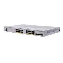 Cisco CBS350-24P-4G-UK switch di rete Gestito L2/L3 Gigabit Ethernet [10/100/1000] Supporto Power over [PoE] Argento (CBS350 MANAGED 24-PORT - GE POE 4X1G SFP) [CBS350-24P-4G-UK]