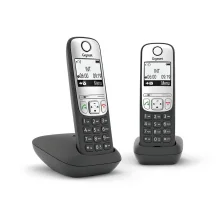 Gigaset A690 Duo Telefono analogico Identificatore di chiamata Nero, Argento [L36852-H2810-B101]