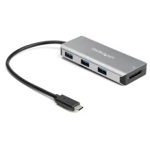 StarTech.com Hub USB-C a 3 porte con lettore per schede SD - 10 Gbps USB-A [HB31C3ASDMB]