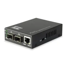 LevelOne GVT-2011 convertitore multimediale di rete 1000 Mbit/s Grigio [GVT-2011]