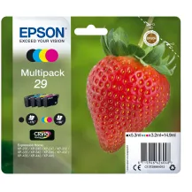 Cartuccia inchiostro Epson Strawberry Multipack Fragole 4 colori Inchiostri Claria Home 29 [C13T29864012]
