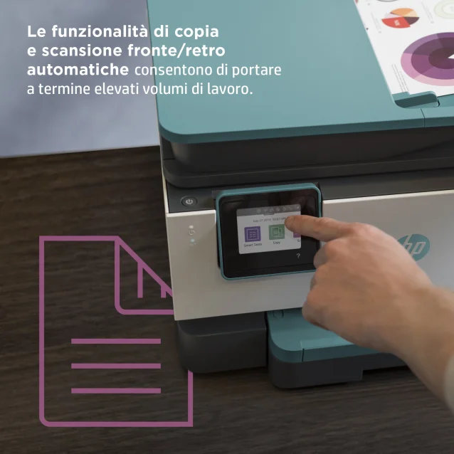 HP OfficeJet Pro Stampante multifunzione 9015e, Colore, per Piccoli uffici,  Stampa, copia, scansione, fax, HP+; Idoneo Instant Ink; alimentatore  automatico di documenti; Stampa fronte/retro [22A57B]: info e prezzi