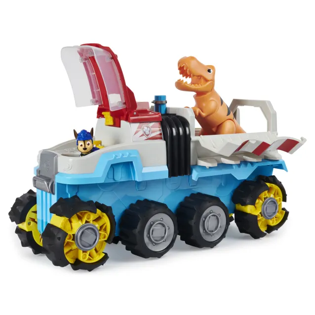 Spin Master PAW Patrol , Dino Patroller veicolo motorizzato con Chase e T. Rex, dotato di ruote extra-large, per i bambini dai 3 anni in su [6058905]