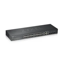 Switch di rete Zyxel GS1920-24V2 Gestito Gigabit Ethernet [10/100/1000] Nero (GS1920-24v2 28 Port Smart Managed 24x Copper and 4x dual pers. hybrid mode standalone or NebulaFlex Cloud) [GS1920-24V2-GB0101F]