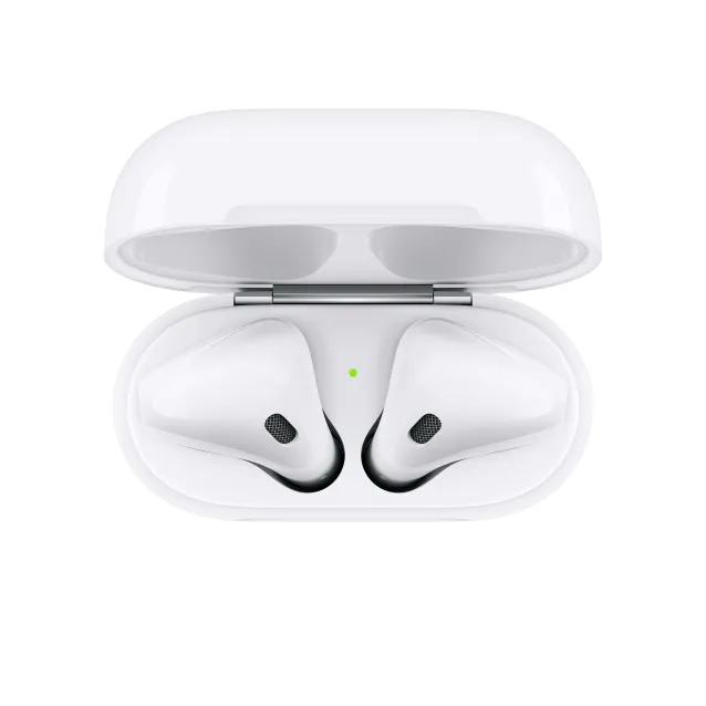 Cuffia con microfono Apple AirPods (2nd generation) auricolari true wireless (versione 2019) [MV7N2ZM/A]
